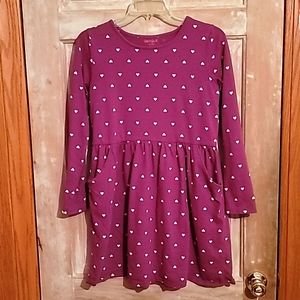 Long sleeve heart dress